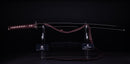 Antique Japanese Katana Sword with Kuruma-sukashi Tsuba