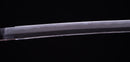 Antique Japanese Katana Sword with Iron Tsuba and Black Lacquet Mountings
