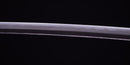 Antique Japanese Katana Sword with Iron Tsuba and Black Lacquet Mountings