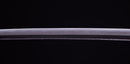 Antique Japanese Katana Sword with Iron Tsuba and Black Lacquet Mountings