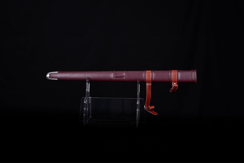 Crimson Valor Viking Sword