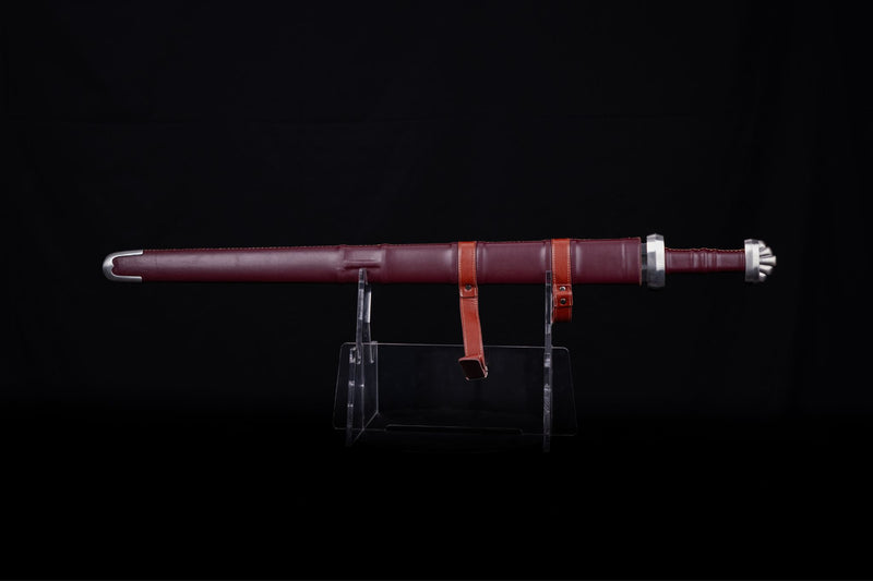 Crimson Valor Viking Sword