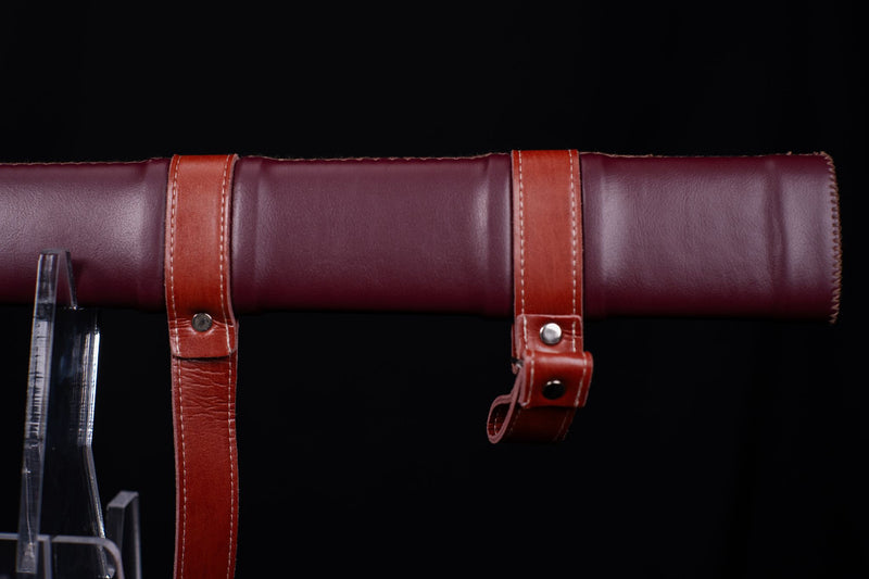 Crimson Valor Viking Sword