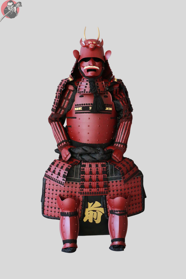 Akai Oni Samurai Armor Katana Sword