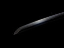 Kohaku Katana - — Tamahagane, Black ito over white rayskin, Gold/black speckled saya, black sageo