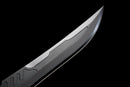 Apex Predator Kukri Sword — DLC Edition — Black molded handle, black textured sheath, belt clip