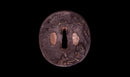 Antique Japanese Katana with Seated Sages Iron Tsuba and Suguha Hamon, Mumei, Edo Period