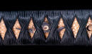 Antique Japanese Katana with Seated Sages Iron Tsuba and Suguha Hamon, Mumei, Edo Period
