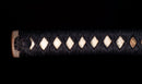 Antique Japanese Katana Sword with Gold-Inlaid Iron Tsuba, Attributed to Chikuzen Nobukuni — NBTHK Hozon