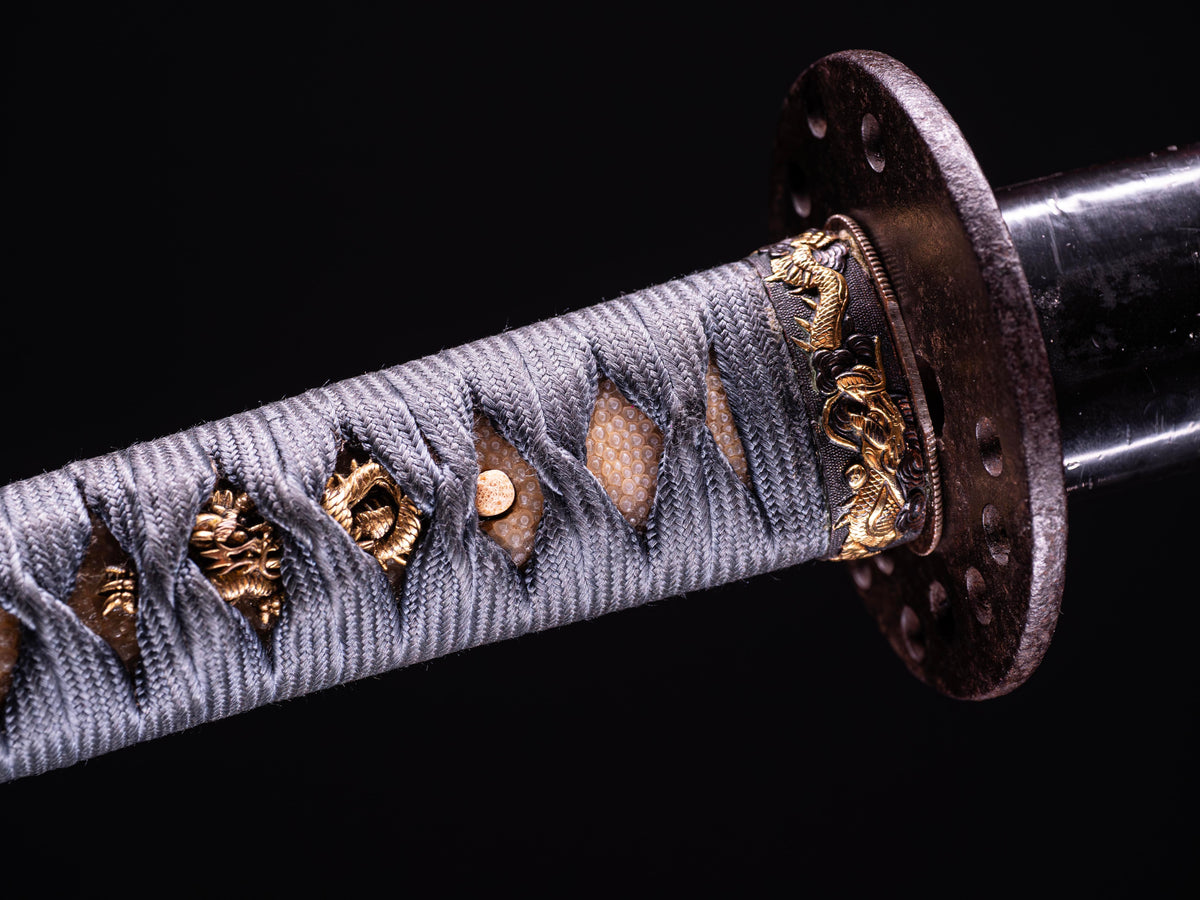 Antique Japanese Sword Koto Katana, Deep Curvatuture - 64