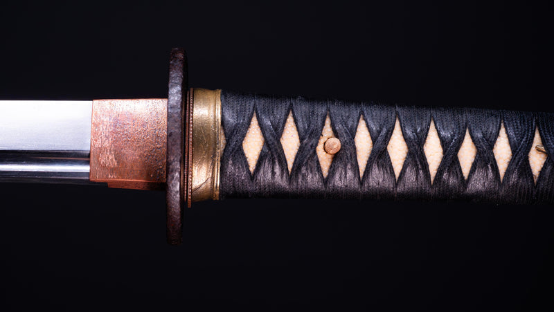 Antique Japanese Katana Sword with a Rare Green Koshirae, Edo Period