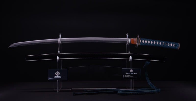 Antique Japanese Katana Sword with Sea Inspired Koshirae