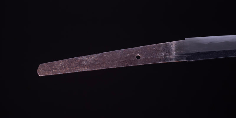 Antique Japanese Katana Sword with Kuruma-sukashi Tsuba