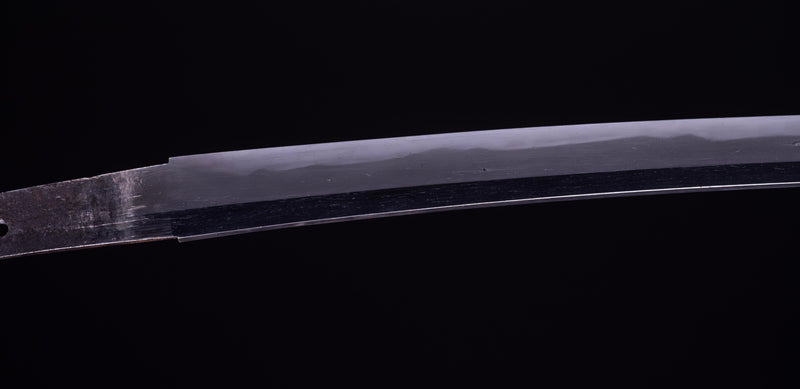Antique Japanese Katana Sword with Kuruma-sukashi Tsuba