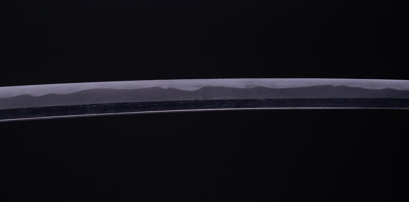 Antique Japanese Katana Sword with Kuruma-sukashi Tsuba