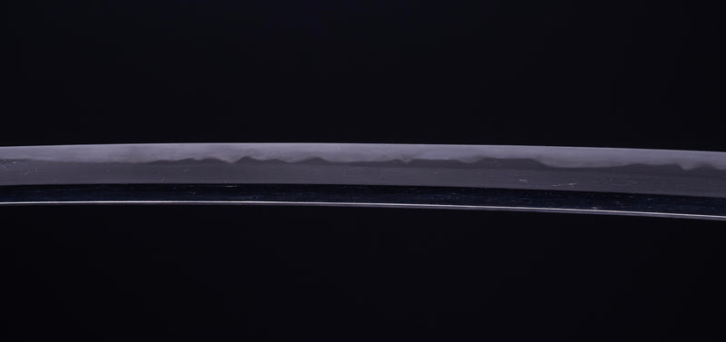 Antique Japanese Katana Sword with Kuruma-sukashi Tsuba