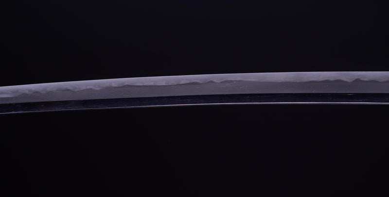 Antique Japanese Katana Sword with Kuruma-sukashi Tsuba