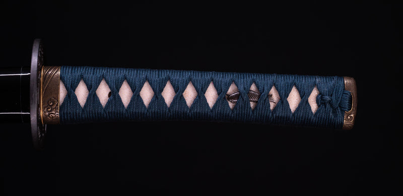 Antique Japanese Katana Sword with Sea Inspired Koshirae