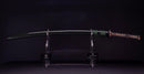 Antique Japanese Katana Sword signed Seki-ju Kaneyoshi with Beautiful Green Saya.