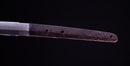 Antique Japanese Katana Sword with Iron Tsuba and Black Lacquet Mountings