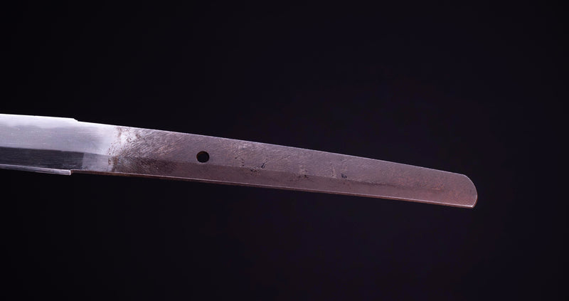Antique Japanese Katana Sword signed Seki-ju Kaneyoshi with Beautiful Green Saya.