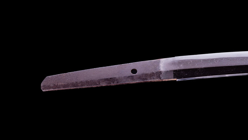 Antique Japanese Katana Sword Leaf Motif Sukashi Tsuba