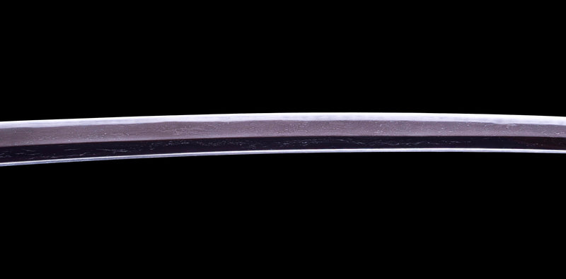 Antique Japanese Katana Sword with Red lacquered Groove