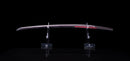 Antique Japanese Katana Sword with Red lacquered Groove