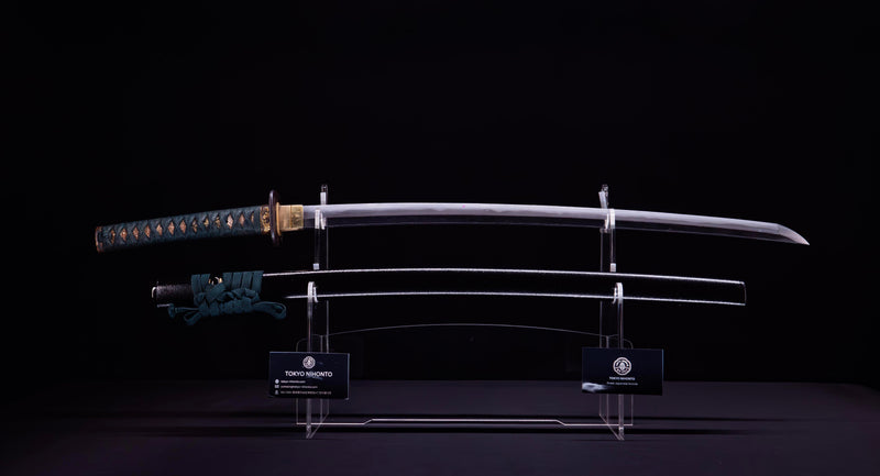 Antique Japanese Katana Rounded Kakugata Tsuba - Late Muromachi