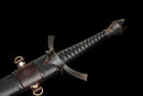 Morgul-Blade of the Witch-king - Lord of the Rings Sword — Manganese, Black wrapped grip, dark metal guard/pommel, decorated