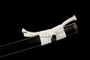 Shirōkami Katana - — T10 Steel, Black ito handle, white kashira; black saya, white sageo, silver kojiri