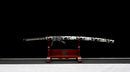 Fubuki Katana - — T10 Steel, Black/white cord handle, silver speckled sheath, matching cord.
