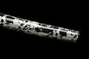 Fubuki Katana - — T10 Steel, Black/white cord handle, silver speckled sheath, matching cord.